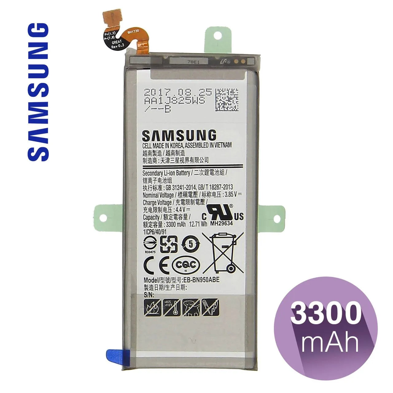 Batería para Samsung Galaxy Note 8
