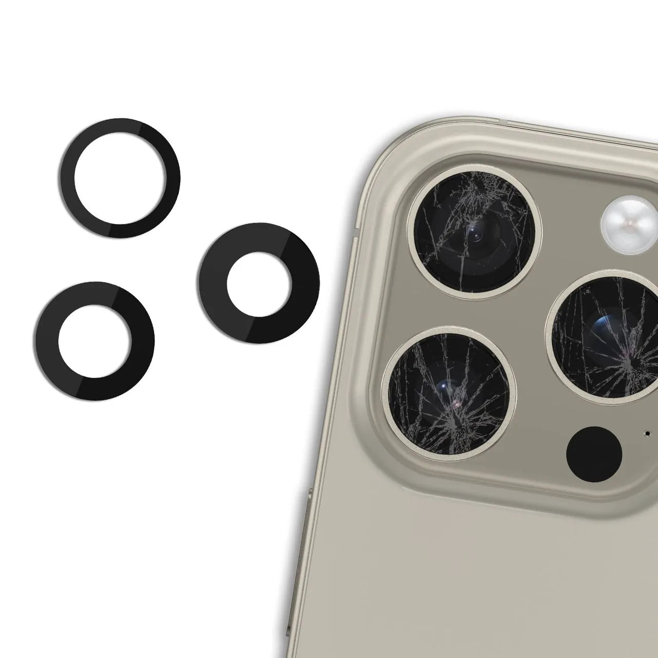 Vidrios de camara para iPhone 16 Pro