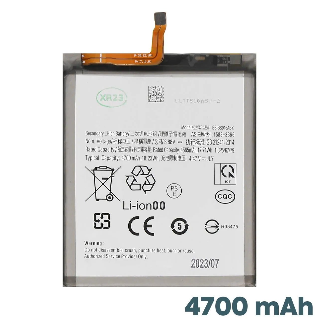 Batería para Samsung Galaxy S23 Plus