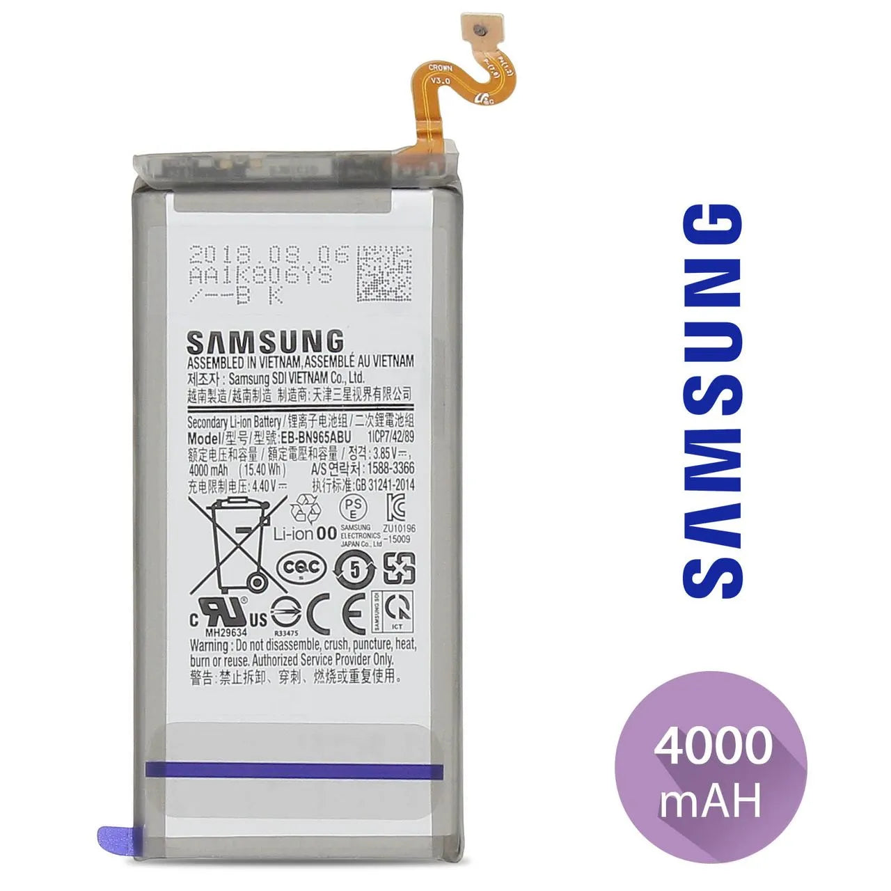 Batería para Samsung Galaxy Note 9