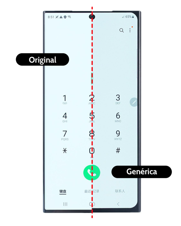 Pantalla amoled para Samsung Galaxy S22 Ultra
